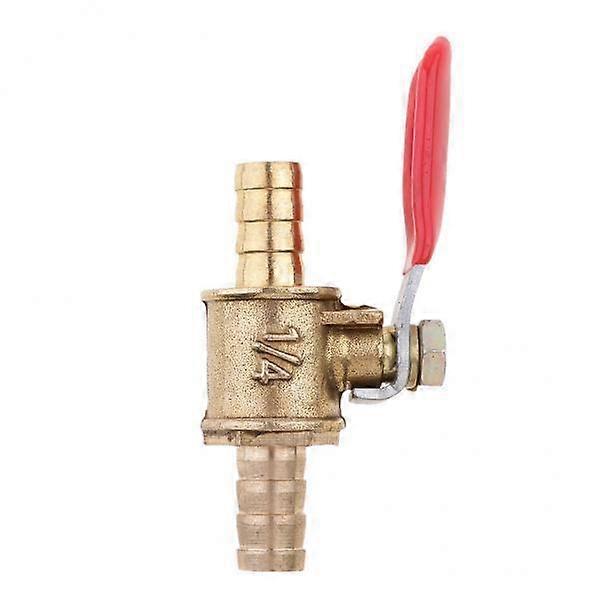 3-6Pack Verschiedene Art Kugelhahn Kugelhahn Messing mit Gewinde 8mm Rot