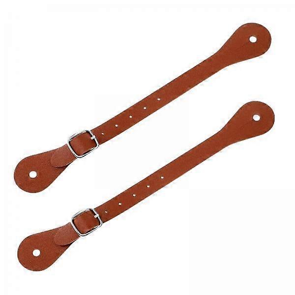 2xSpur Straps Adjustable Set of 2 Western with Metal Buckle Boot Straps Spur