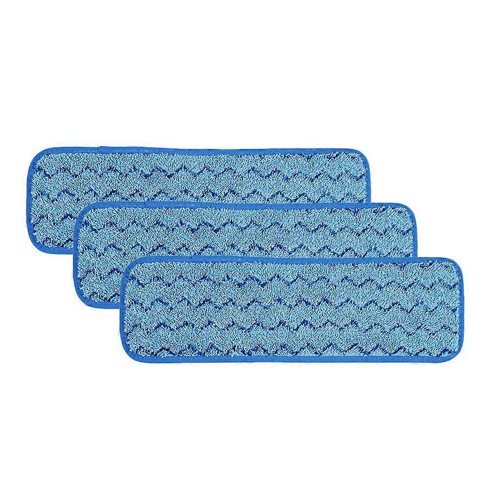 3pcs Reusable Mop Head Pads for Hardwood, Tile & Laminate Floors – Machine Washable for Efficient Cleaning