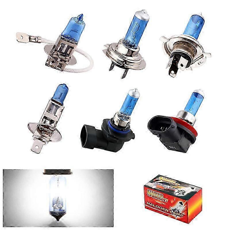 H1 H3 H4 H7 H8 H9 H11 Hb3 Hb4 9006 55w 5000k Super helles weißes Autolicht Halogenlampe Birne Auto Styling Scheinwerfer Nebelscheinwerfer