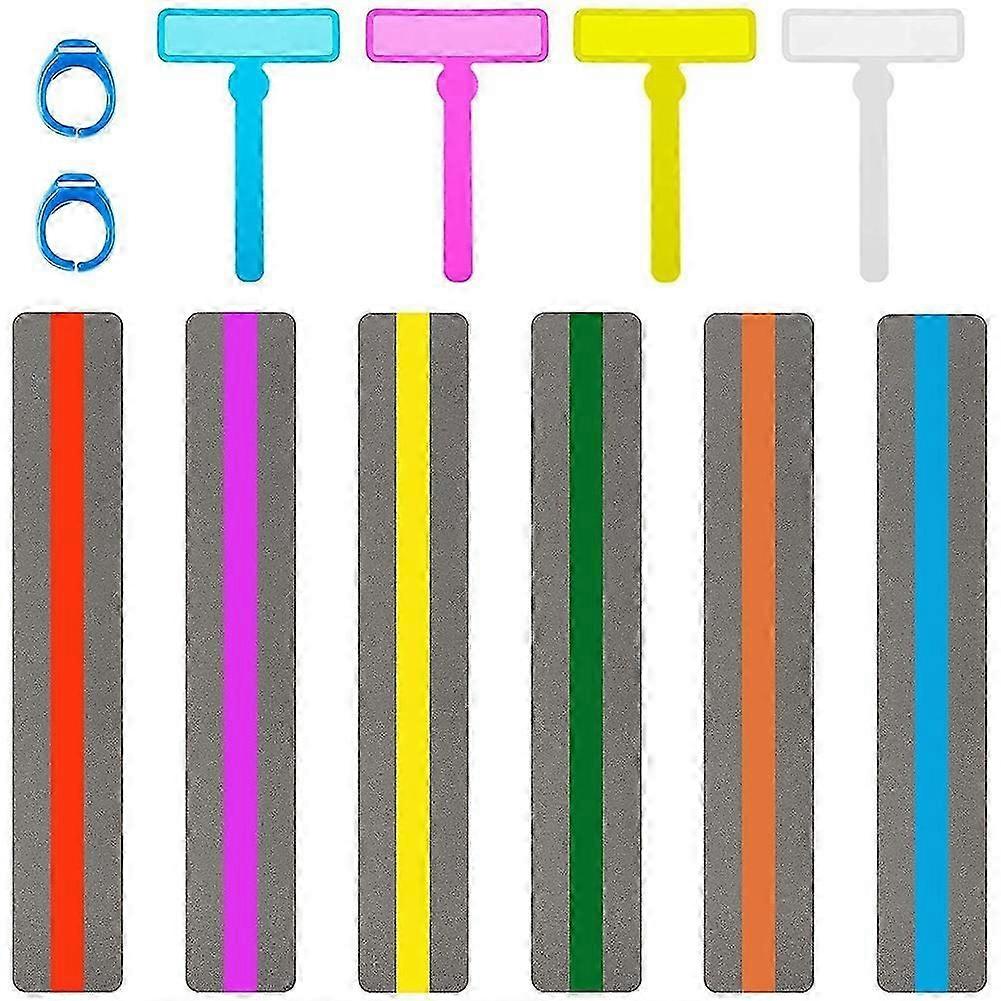 12 Pieces Colorful Reading Tools for Kids ADHD Tools Dyslexia Tools Reading Guide Strips Speed Readi