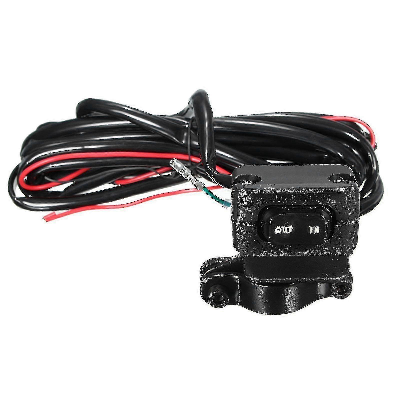 Durable Handlebar Winch Switch Cable Waterproof Replacement for ATV UTV Accessories