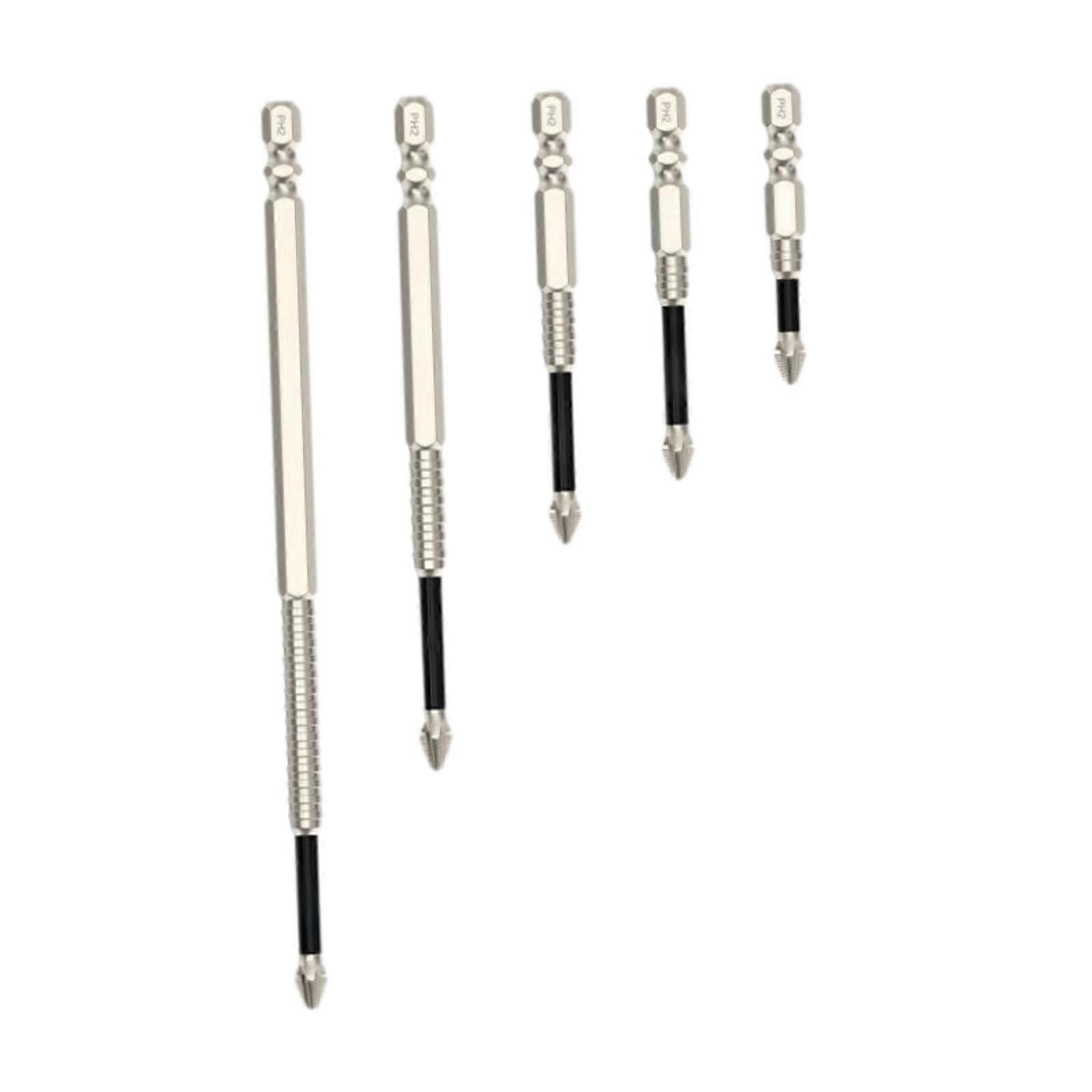 5Pcs Screwdriver Drill Bit for Furniture Assembly DIY Use Mechanical Repairs