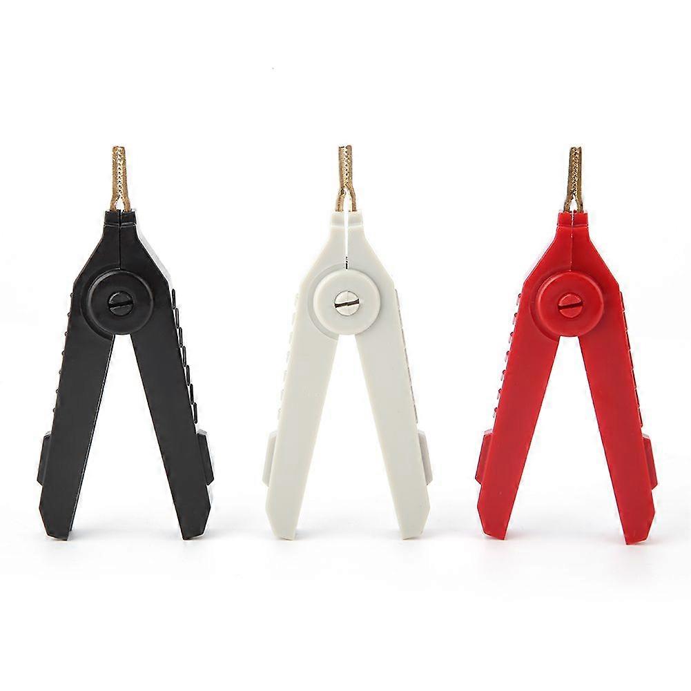 Clips de cocodrilo P2004 3PCS de alta calidad Cobre puro chapado en oro positivo y