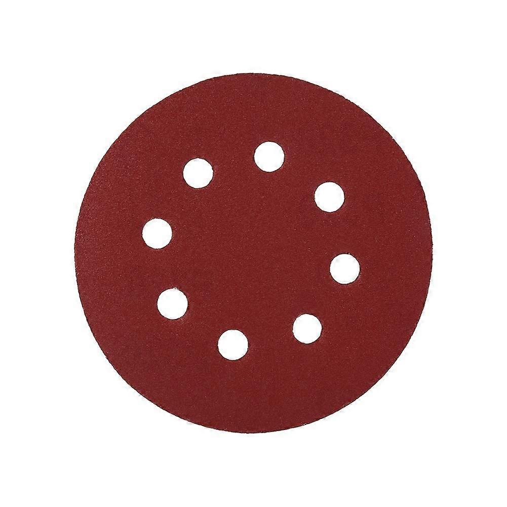 125 Mm Red Ding Discs with 8 Holes, 60-Day Durability, for Polishing Pads and Inding Polishing Applications, 320 Grit