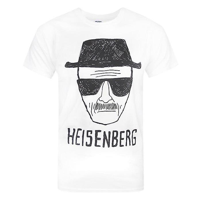 Breaking Bad Official Mens Heisenberg Sketch T-Shirt