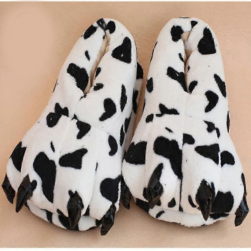 Dinosaur claws Plush Stuffed Winter Slippers Soft Home Slipper Shoes