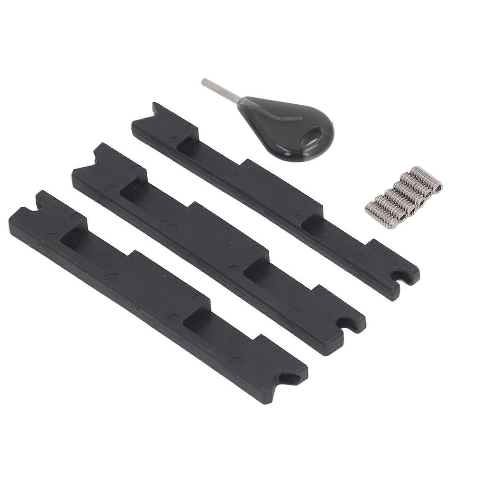 Surfs Fins Adapters Set Includes Screws Fins Key Tool Durability Plastic Construction Installation Process