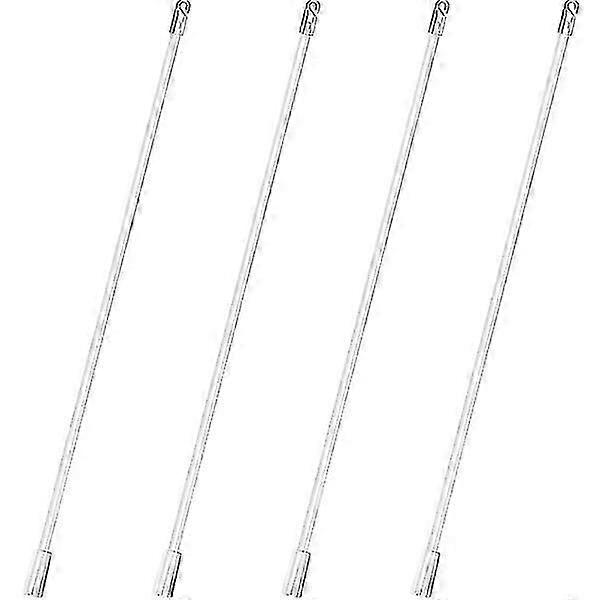 4 Pcs Venetian Blinds Vertical Blind Handle Sticks Blind Rod Hook Grip Clear Window Blind Wand Vertical Blinds Replacement Parts Zekai Edition0612