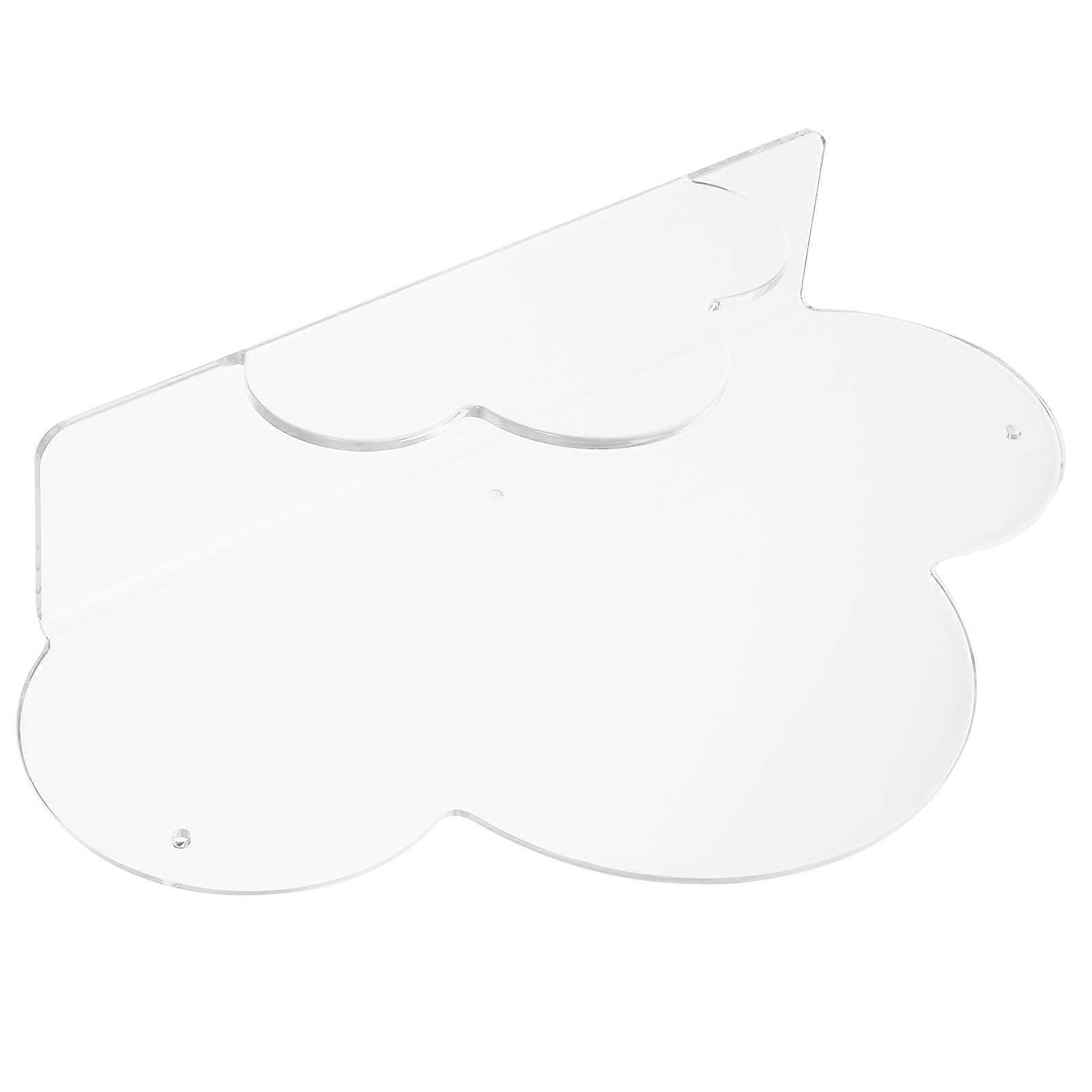 Versatile Acrylic Shelf, Mounts Securely, Keeps Essentials Within Reach