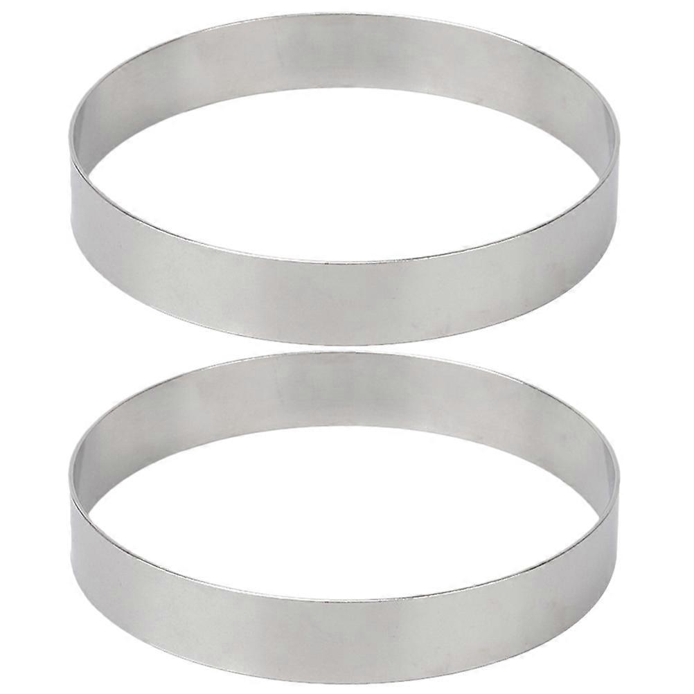 Stainless Steel Pizza Saucing Ring Heat Resistant Baking Tool for Pizza Edges & Muffin Baking – Easy to Use for Home Bakers