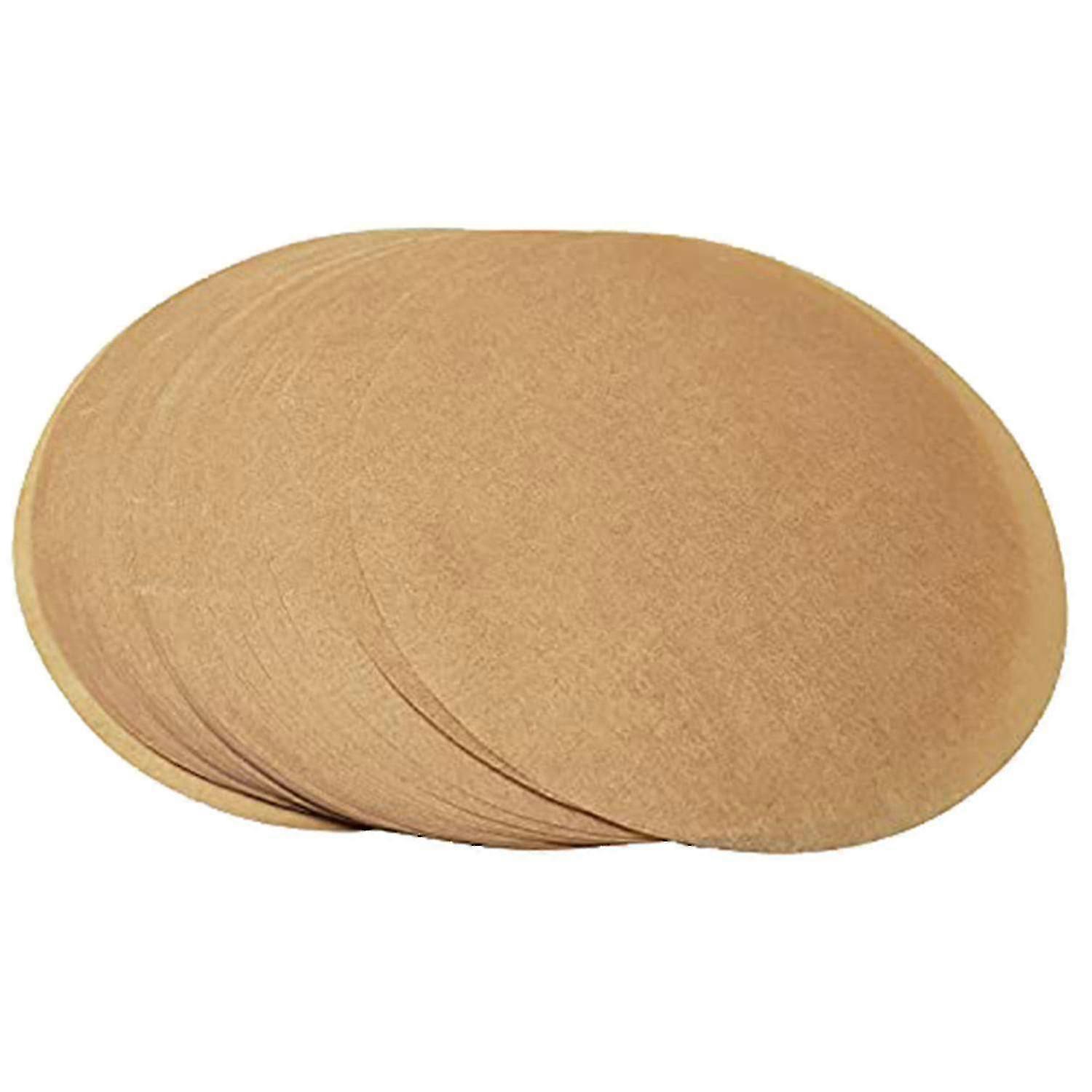 200個バーガーパティ紙ミートセパレーター防水ワックス紙使い捨てバーベキューシート10cmブラウン