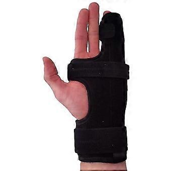 Metakarpal vänster - liten/medel fingerskena handstöd lillfingerskena för boxerfrakturer, bruten ring, lillfingergips, avtryckarfinger immobil