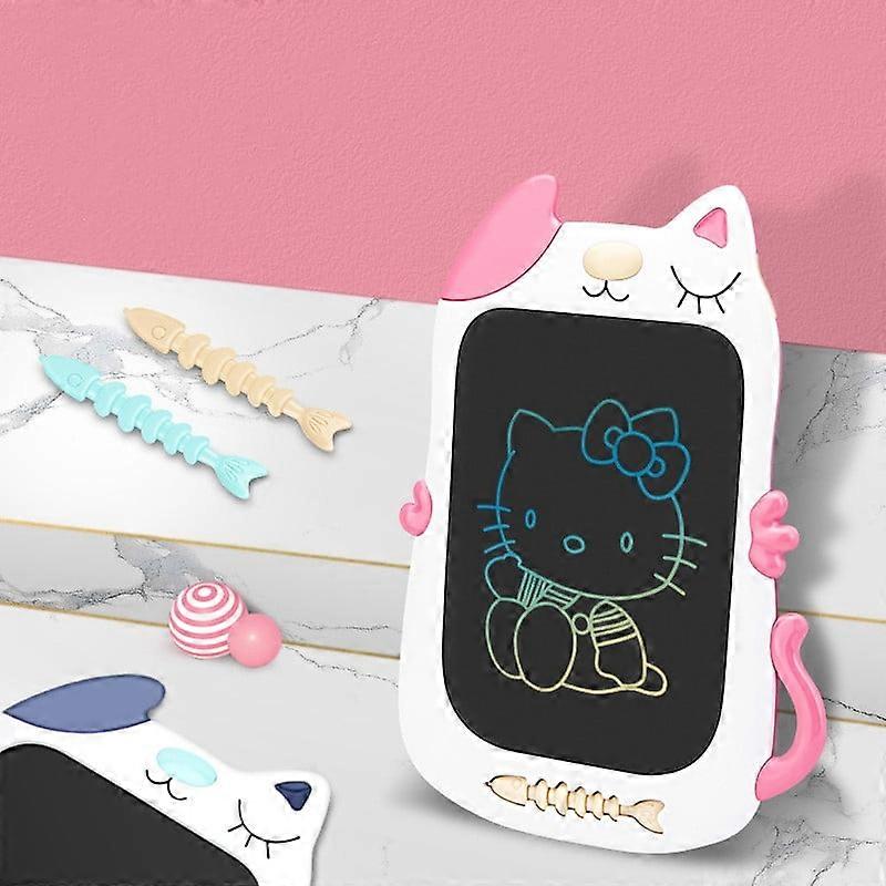 Travel Toys Cat Gifts for Cat 8.5 Inch Colorful LCD Writing Tablet Board Doodle Drawing Pad for Kids Toddler