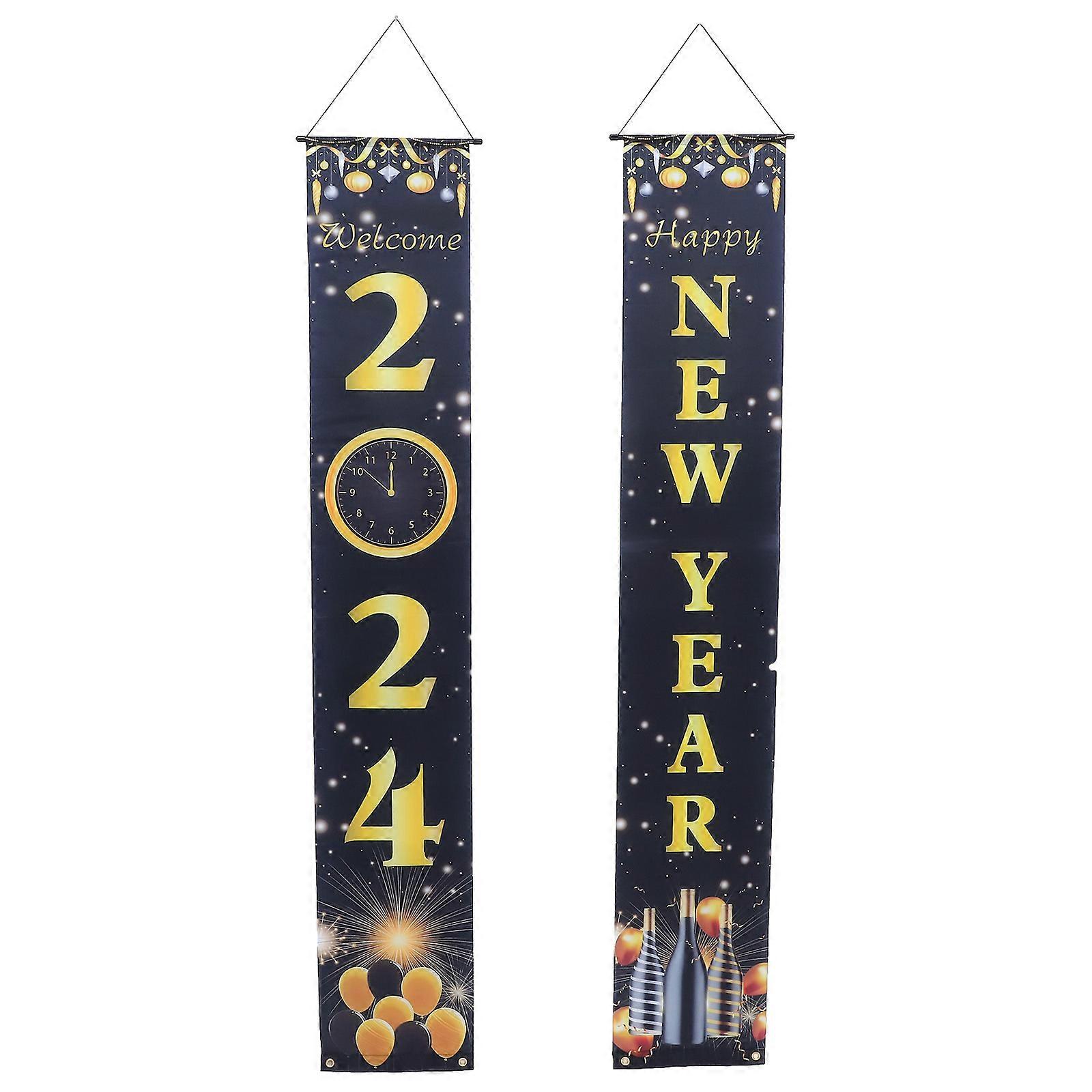 Decorative New Year Banner, Perfect for Hanging on Doors Walls to Enhance Festivity