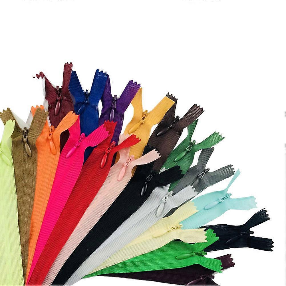 Zips for Sewing Invisible Nylon Conceal Zipper 60cm Costume Decorating Designers 50Pcs