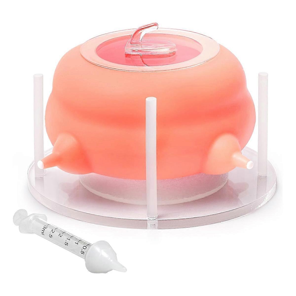 Pet Feeder Bottle,Silicone Feeding Nipple and Syringes for All Breed of Puppies,Kittens and Other A