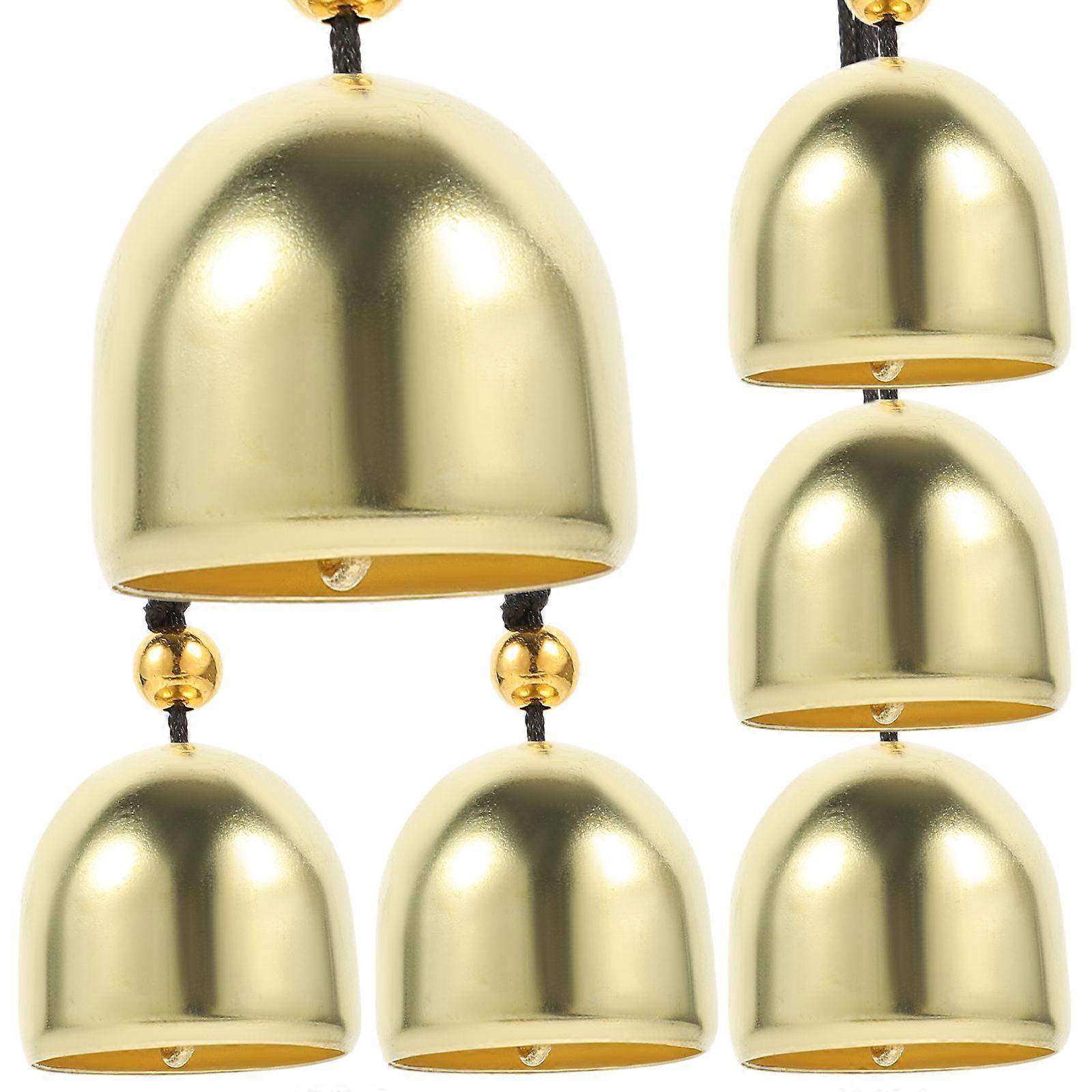 Alloy Bells Small Diy Bell Decor General Users 6Sets Round Hanging Crafts