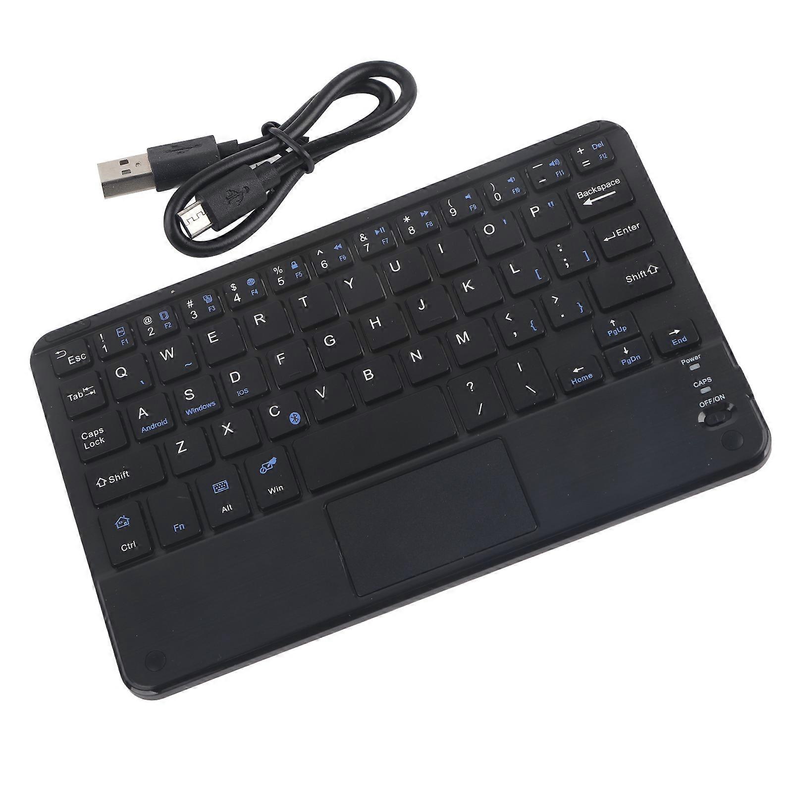 Mini tastiera Bluetooth wireless ultrasottile con touchpad per PC Windows e tablet Android