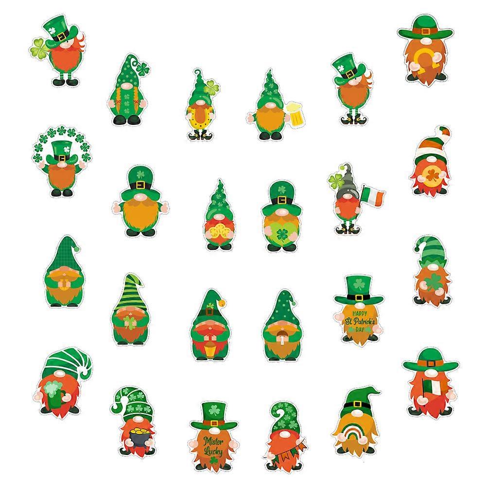 Decorative Fridge Magnets Cartoon Style Gnome Shape Metal Surface Magnetic Attachment 1Set