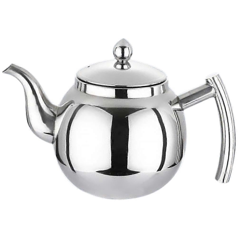 Stainless Steel Pots Classic Style Tea Pot -shaped Spout for Hotel and Office 1Pack
