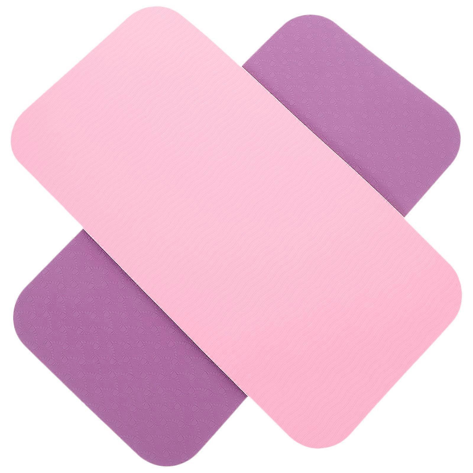 2pcs Thickened Non Slip Yoga Kneeling Pads for Knee and Elbow Protection – High Rebound Cushions with Textured Surface for Comfortable Exercise and