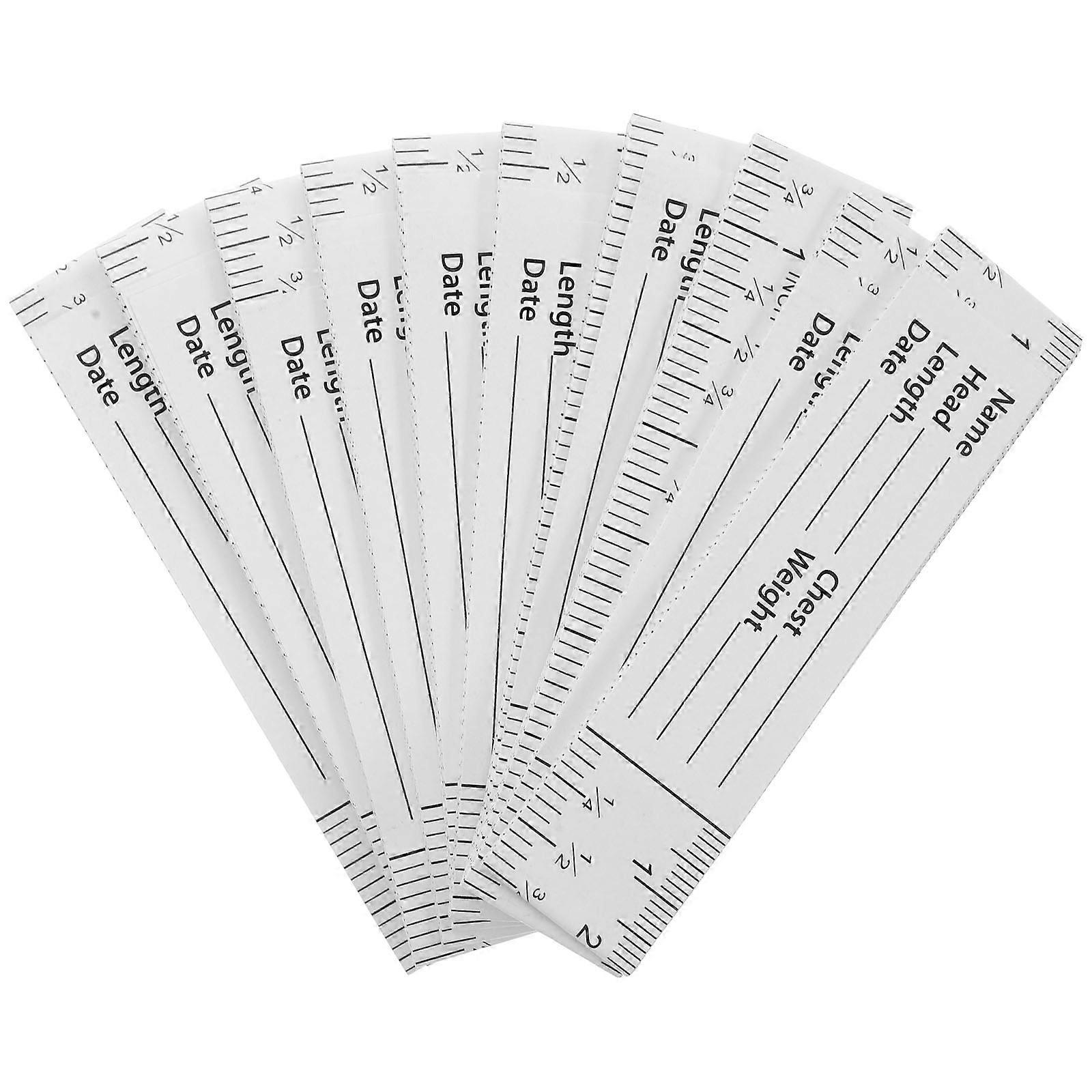Construction Paper Ruler For Drafting Educational Use 152Cm Multi Dual Measurement Units 10Pcs