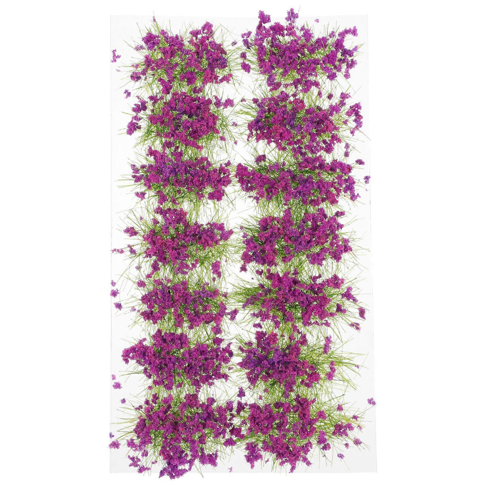 Purple Resin Plastic Siamese Flower for Decor Use with Realistic Style and Durable Quality 1:35/1:48/1:72/1:87 Scale