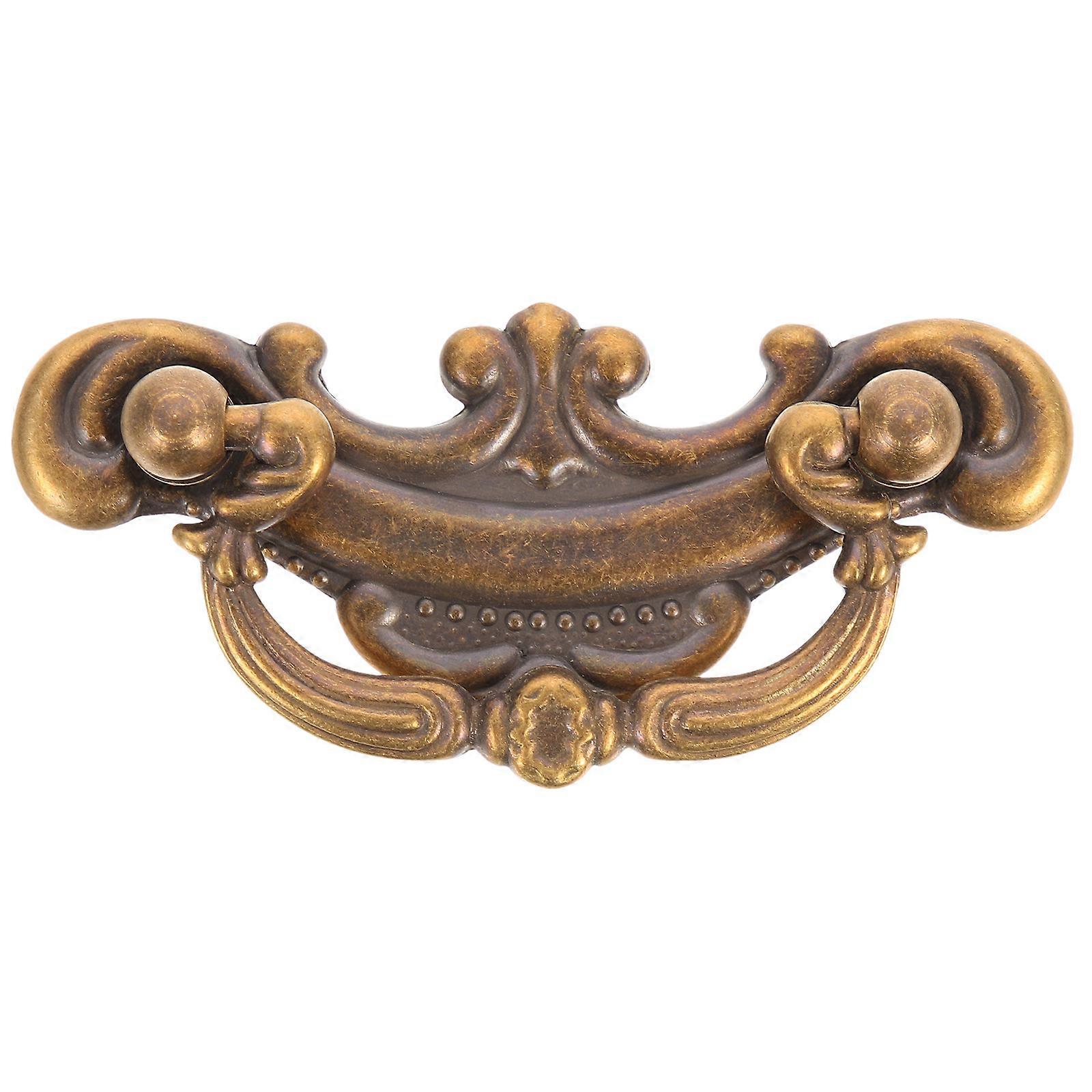 Dresser Drawer Handles Cabinet Handle Copper For Home Decoration Classic Golden Easy To Install 1Pack