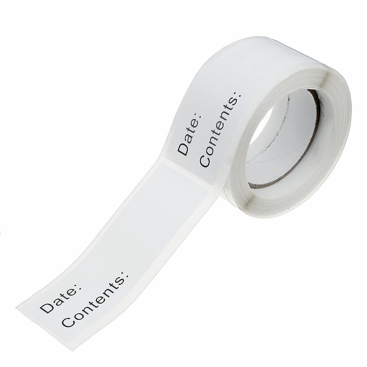 125Pcs/set Kitchen Food Storage Labels Refrigerator Freezer Date Content Sticker Label Tape