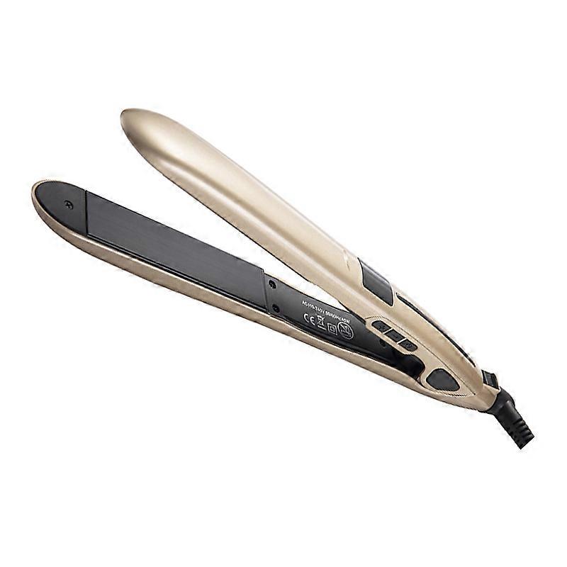 Golden Flat Iron for Sleek and Smooth Styles