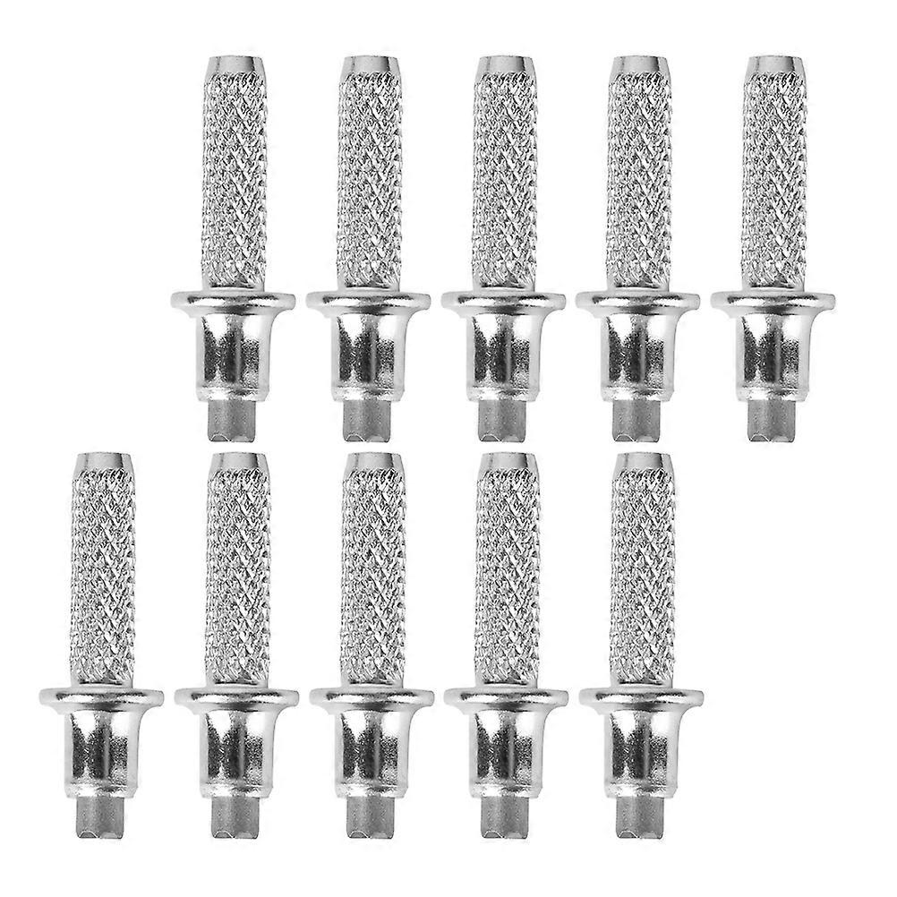 10pcs Tungsten Steel Trekking Pole Tips Replacement – Durable Hiking Accessories for Improved Grip and Traction