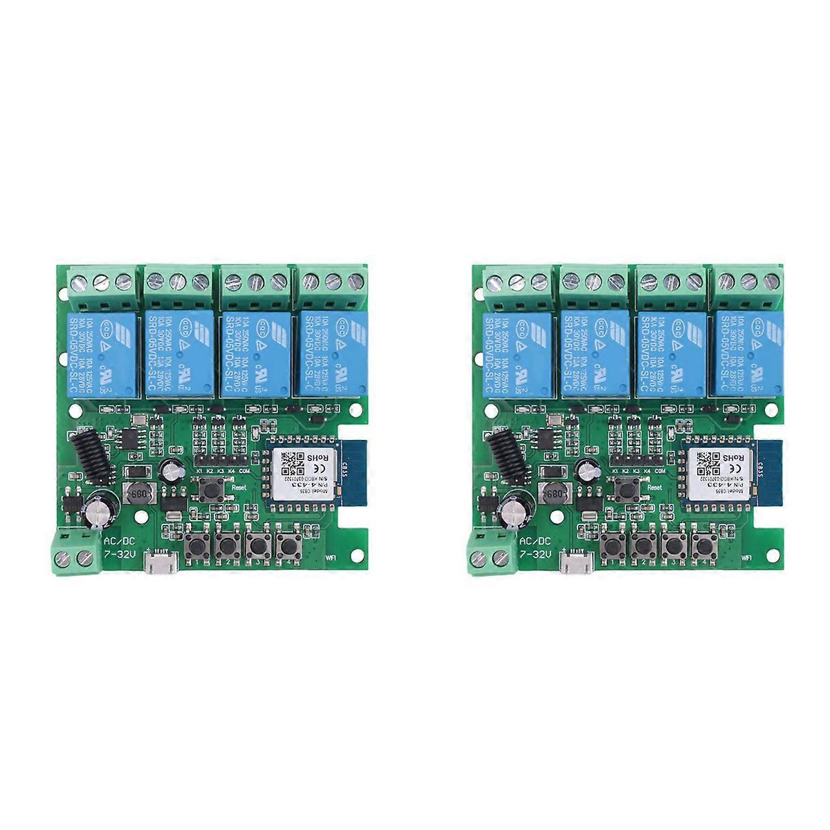 Tuya APP Smart Home Remote Control Module Switch Four-Channel