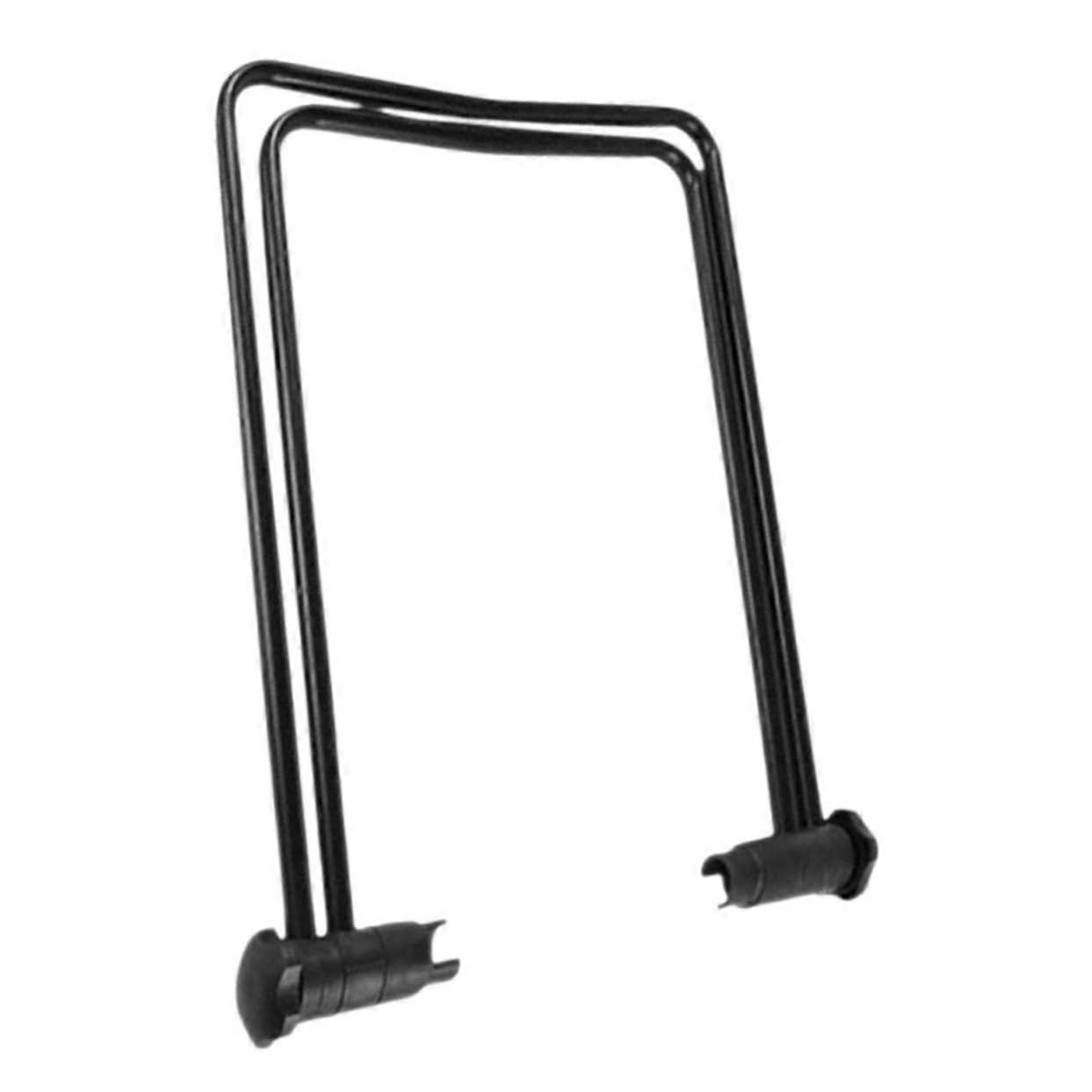 Parking Shelf Stand - Portable Indoor Kickstand Frame for Front Bicycle Rack, Foldable Black Metal Vertical Bicycle Stand