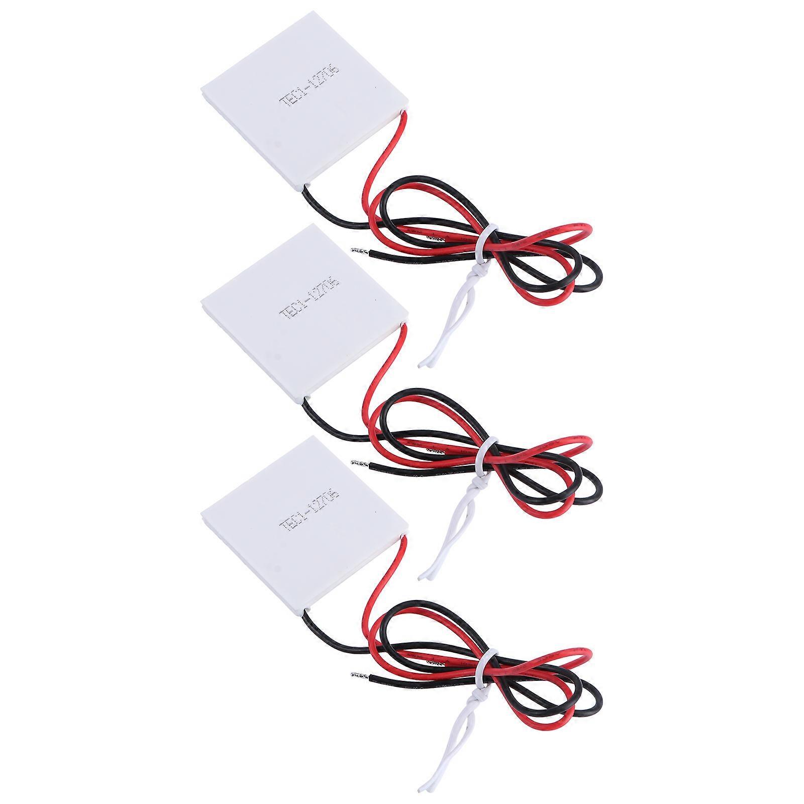 3pcs TEC1 12706 Air Conditioner Cooling Sheet Generator White