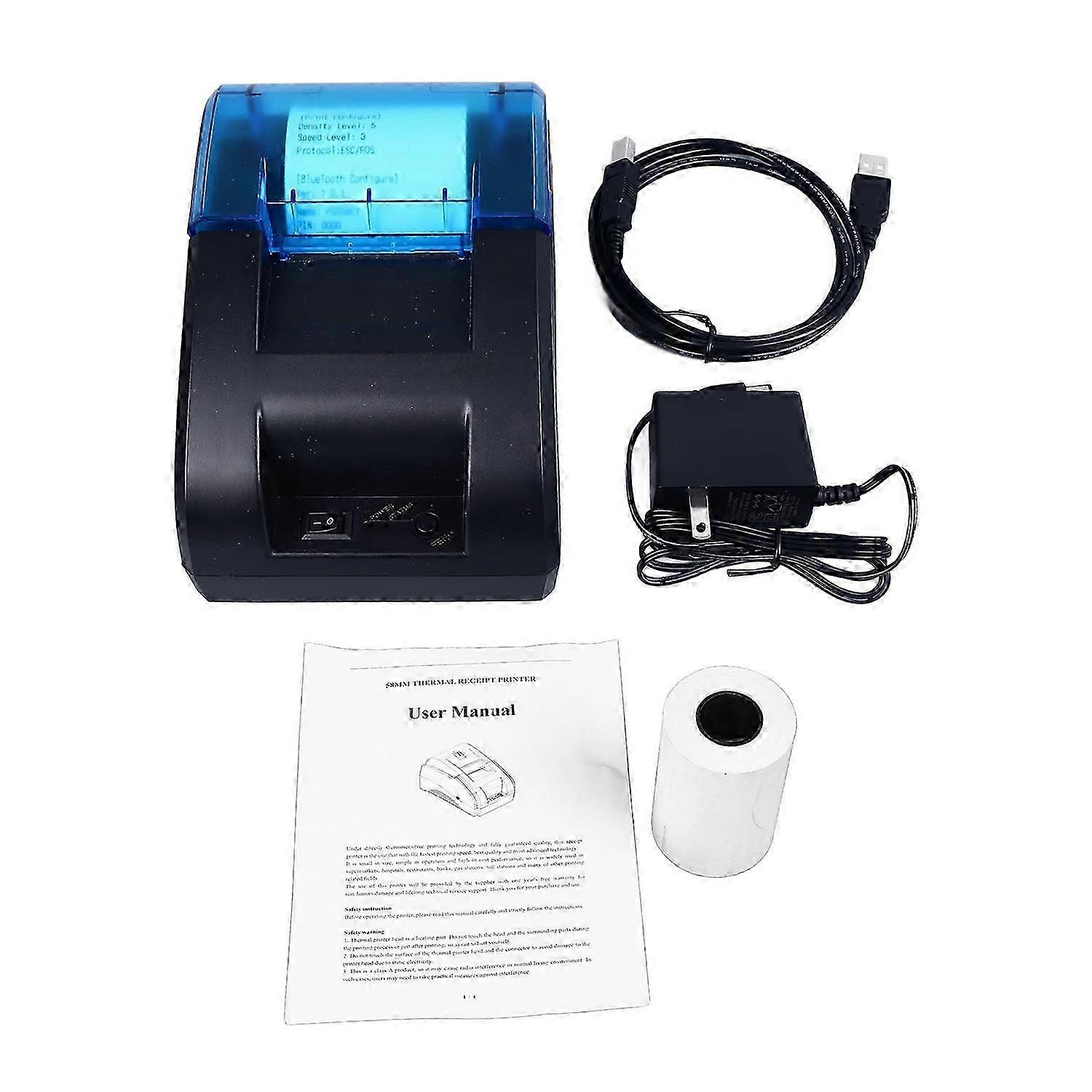 2025 Latest Model 58mm Thermal Printer BT USB Connection 70mm/s High Speed Easy