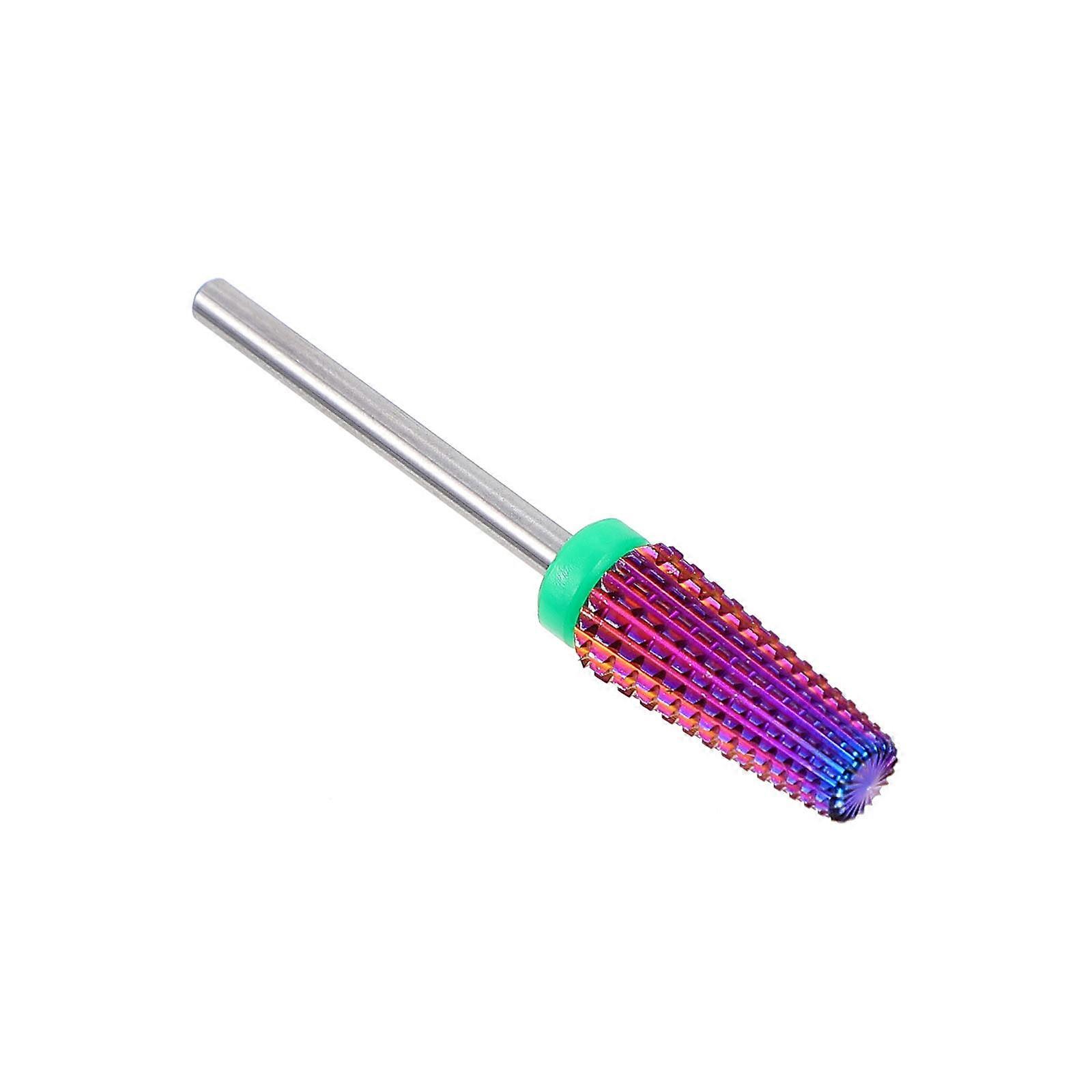 Practical Alloy Nail Drill Head for Manicure and Pedicure with Purple Color 1pc