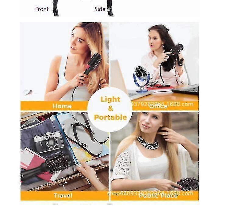 Hair Dryer and Volumiser, Heated Blow Out Brushes with Comb Suitable for Various Hair Types and Styling Needs