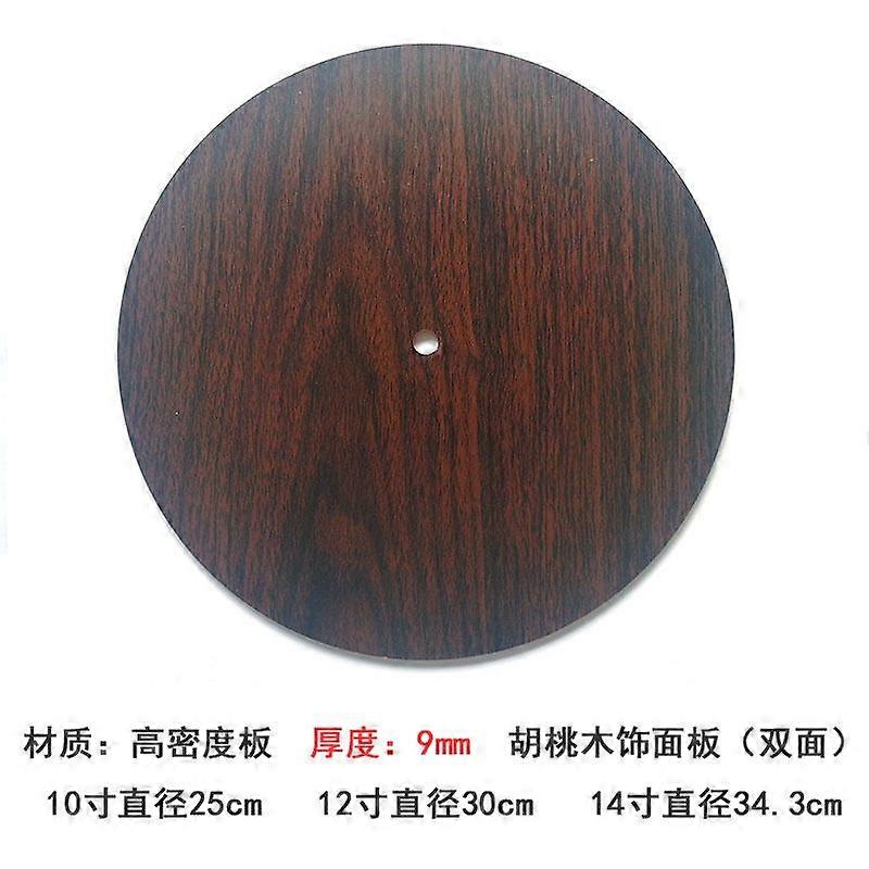 DIY Wooden Clock Face: Craft Unique Vintage Clock Face for Various Clocks Easy Installation Simple Design for Home Office Living Room Brown