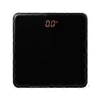 Digital Bathroom Scale Highly Accurate Body Weight Scale with Lighted LED Display Round Corner Design 397lbs  Black