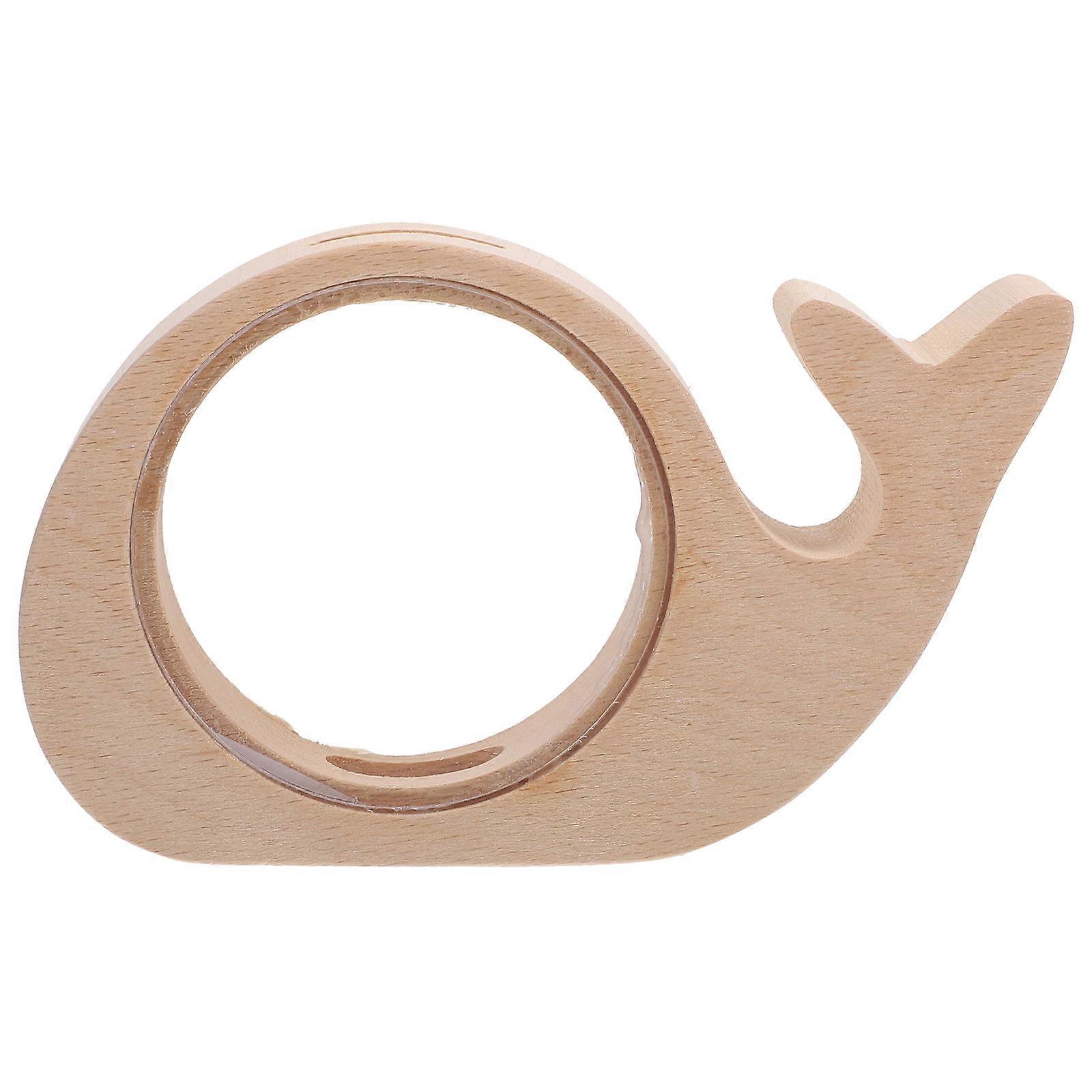 Large Piggy Bank Whale Shape Wood Coin Container Adorable Design Home 1Pack