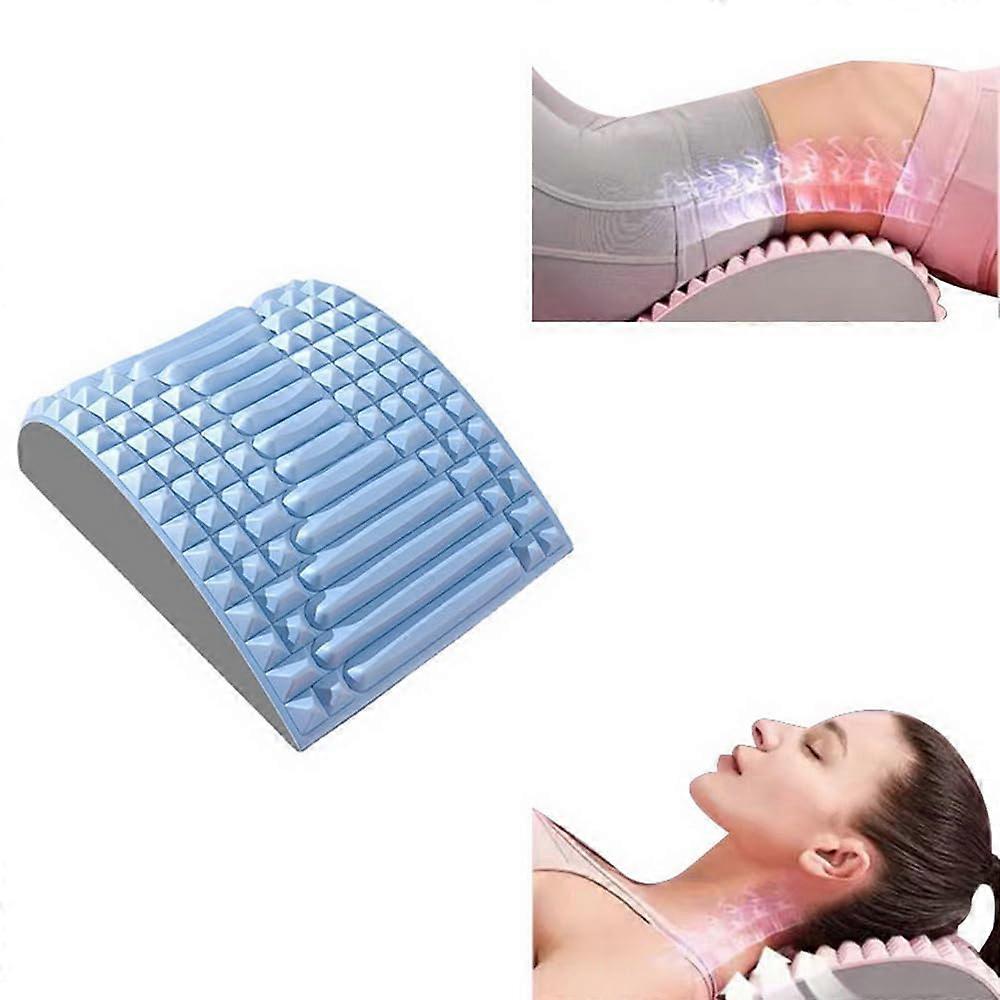 Back Stretcher for Lower Back Pain Relief, Back Massage Pillow, Adjustable Spine Board