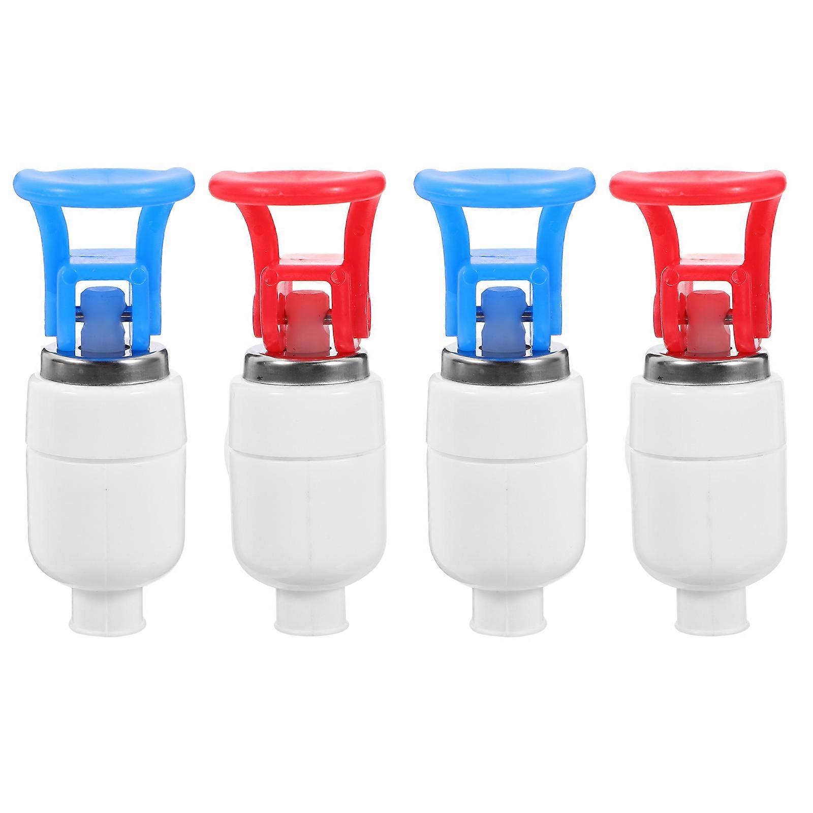 Water Dispenser Components Nozzle Set Dispenser Faucets Assorted Color 8.20X6.00X3.00CM Manual Operation 4Pcs