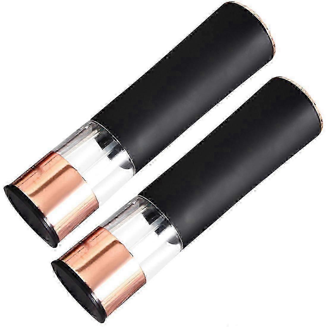 2Pcs Automatic Salt Pepper Grinder Electric Spice Mill Battery Powered Adjustable Coarseness Pepper [PB] P20250110108