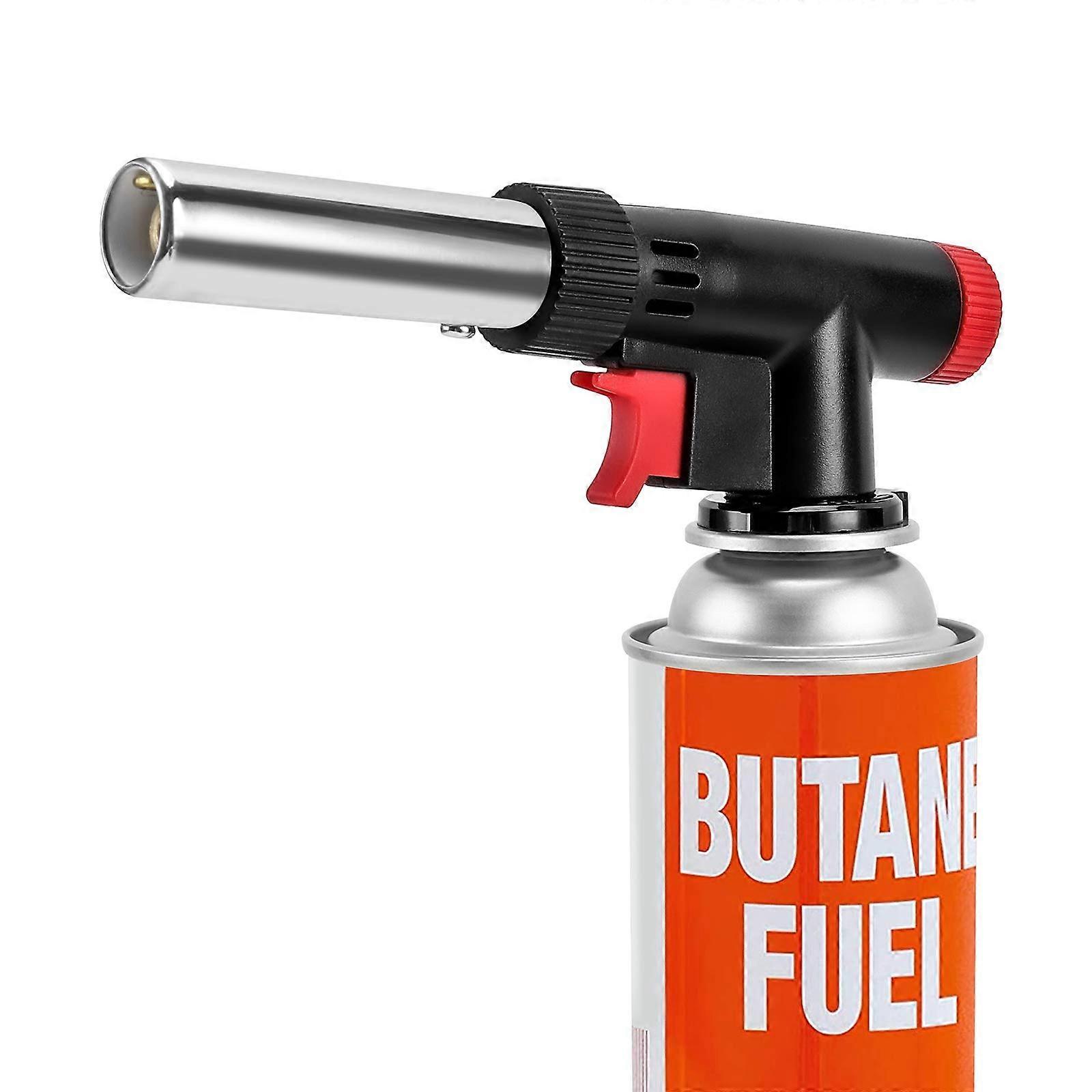 Rechargeable Butane Cooking Torch, Adjustable Flame Lighter (Butane Not Included)