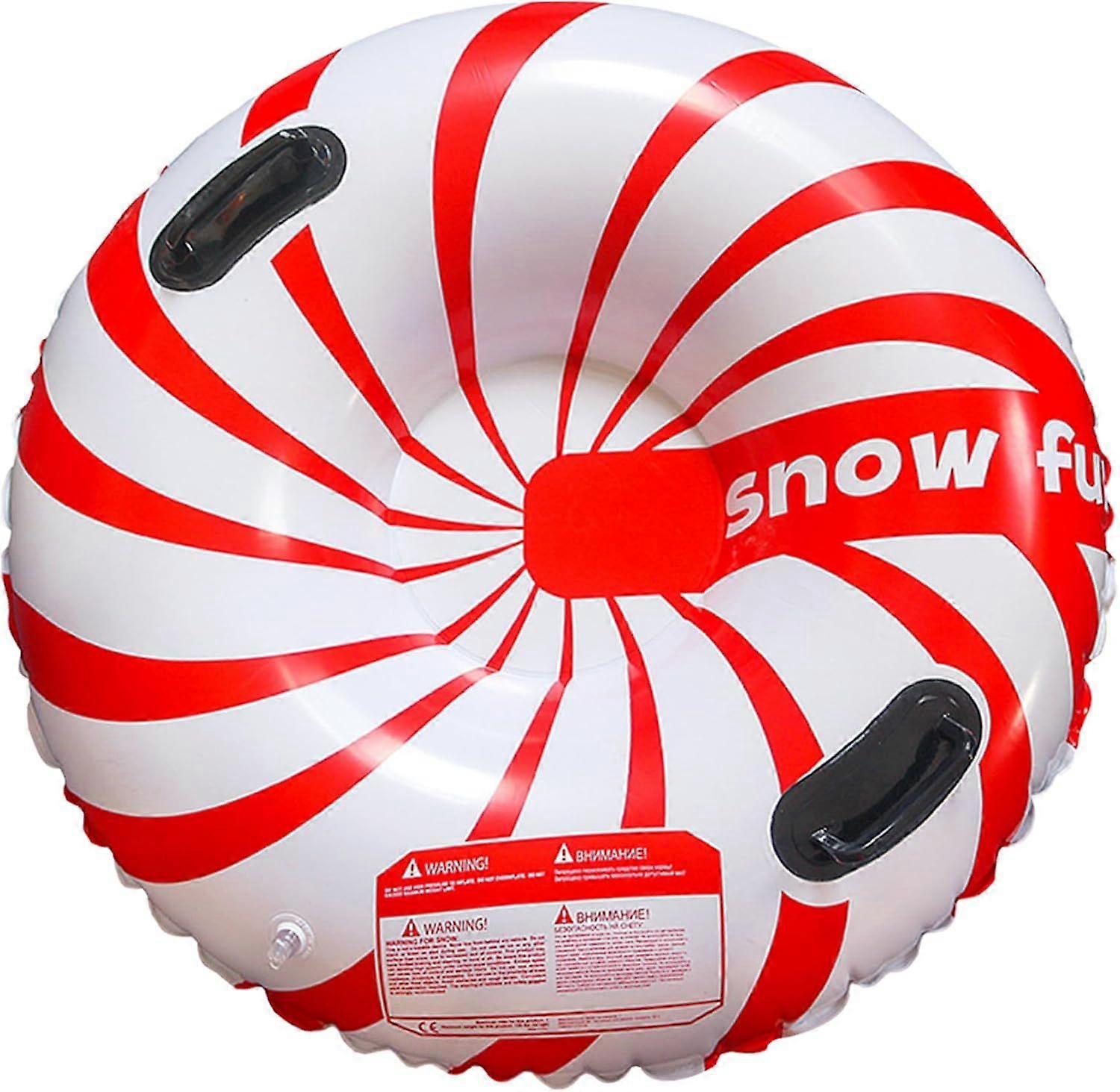 Snow Tube 33.5 Inch Adult Sled, Inflatable Sled with Handle, Heavy Duty Adult Sled, Thickened Snow Toy, Inflatable Snow Tube, Inflatable Snow Tube, Wi