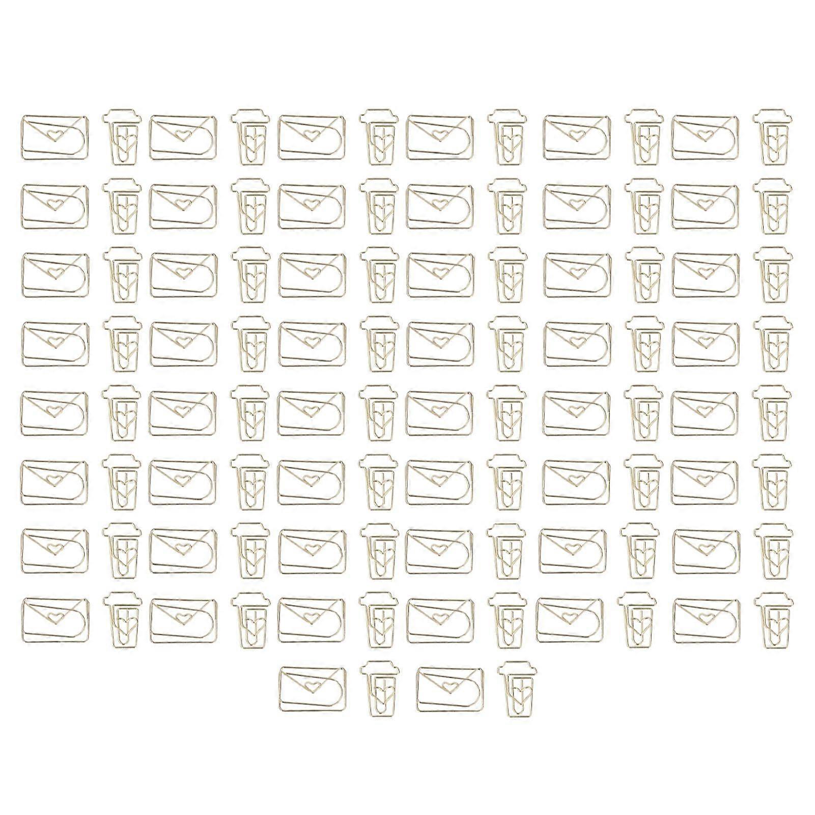 2025 Latest Model 100Pcs Funny Planner Clips Anti Rust Electroplating Process