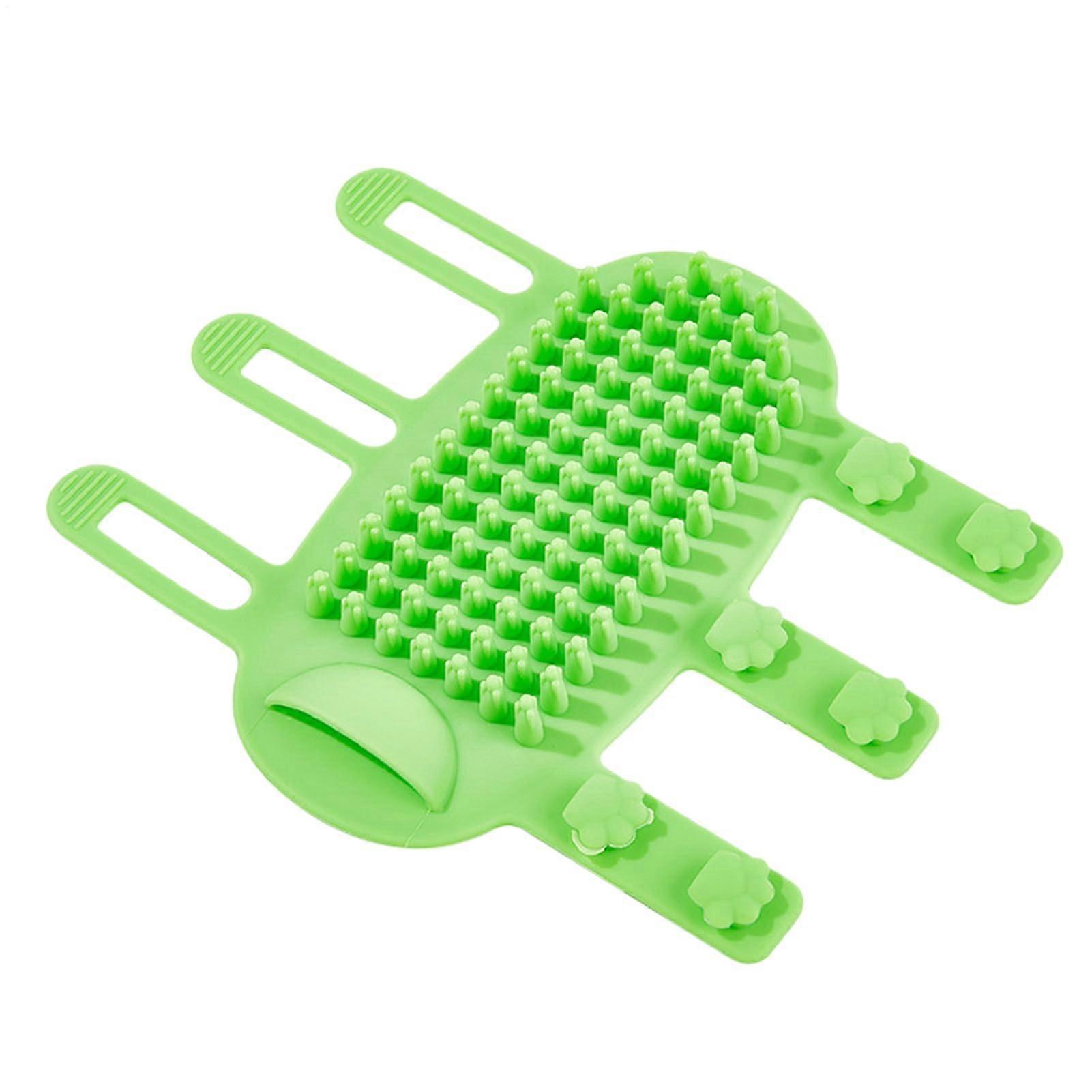 Pet Groomer - Indoor Cat Silicone Care Tool, Wall-Mounted Corner Scratcher for Kittens, Self-Cleaning Scratch Comb