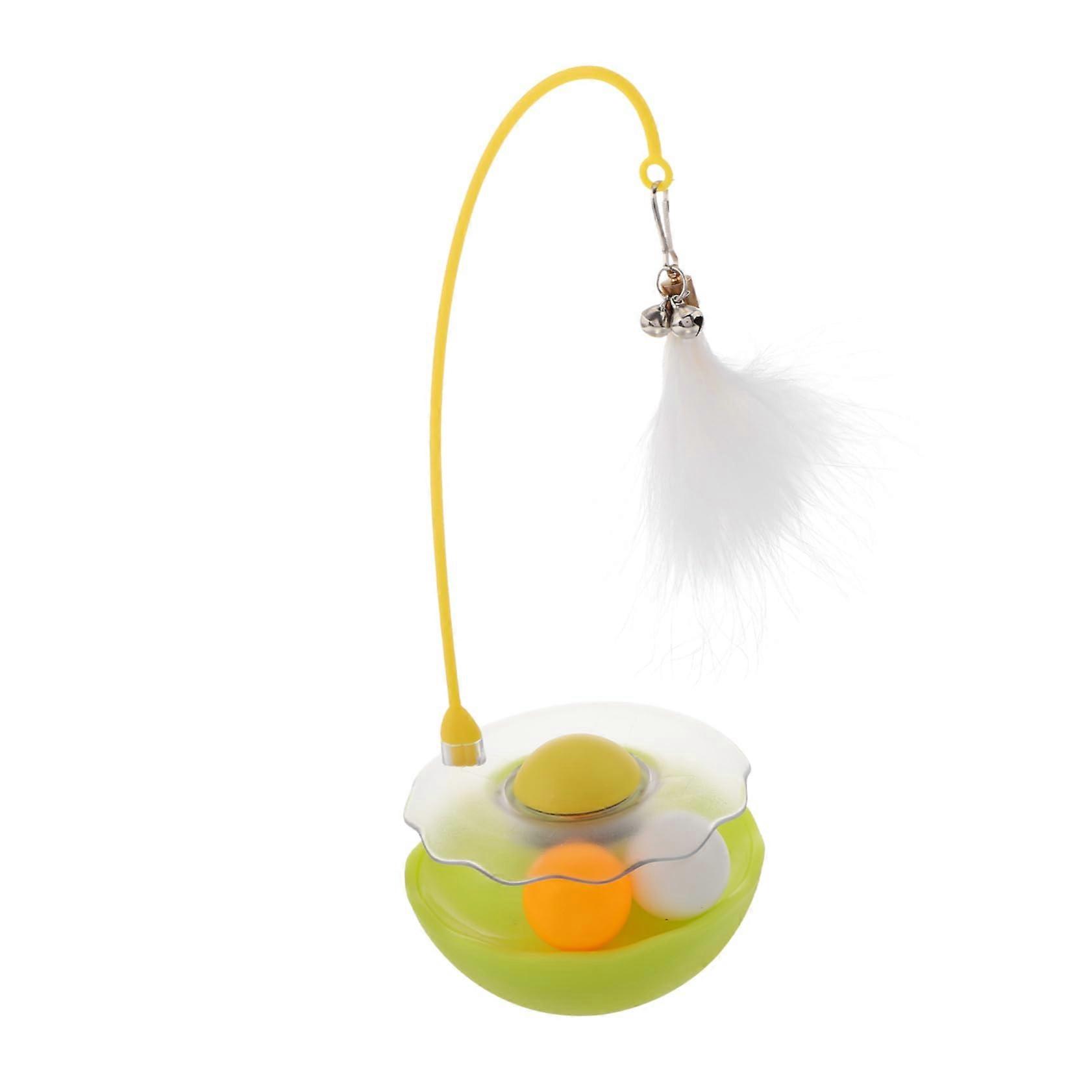 Cat Turntable Multifunctional Cat Toy with Catnip Interactive Rolling Ball Activity Toy for Cats ABS Material