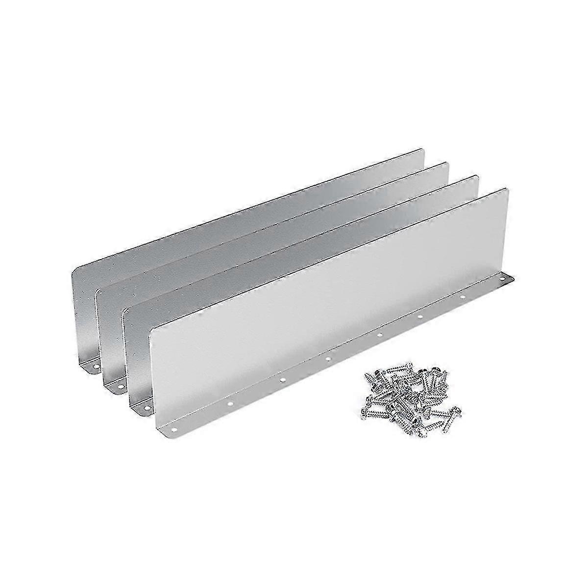 4pcs Gutter Valley Splash Guard, Rainwater Gutter Splash Guard, Rain Drip Gutter Guard for Roof
